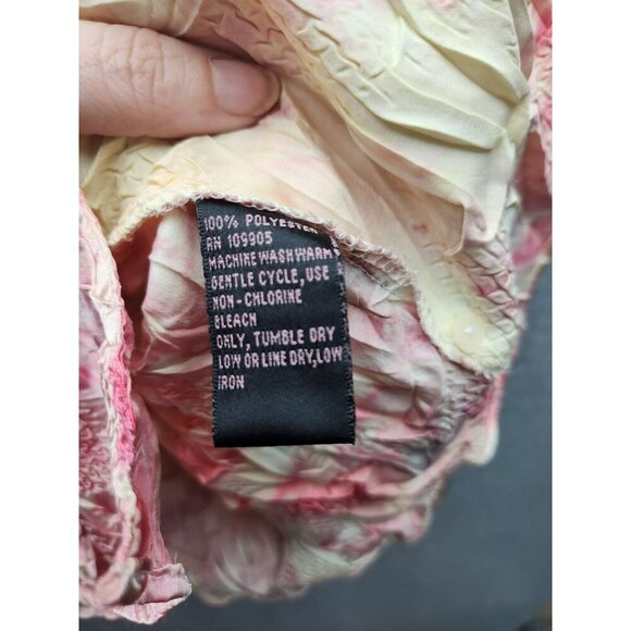 Milano XL Textured Leaf Pattern Blouse - Picture 3 of 5